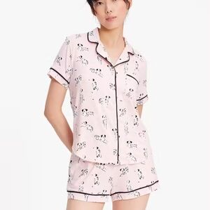 Kate Spade Dalmation Print Pajama Set